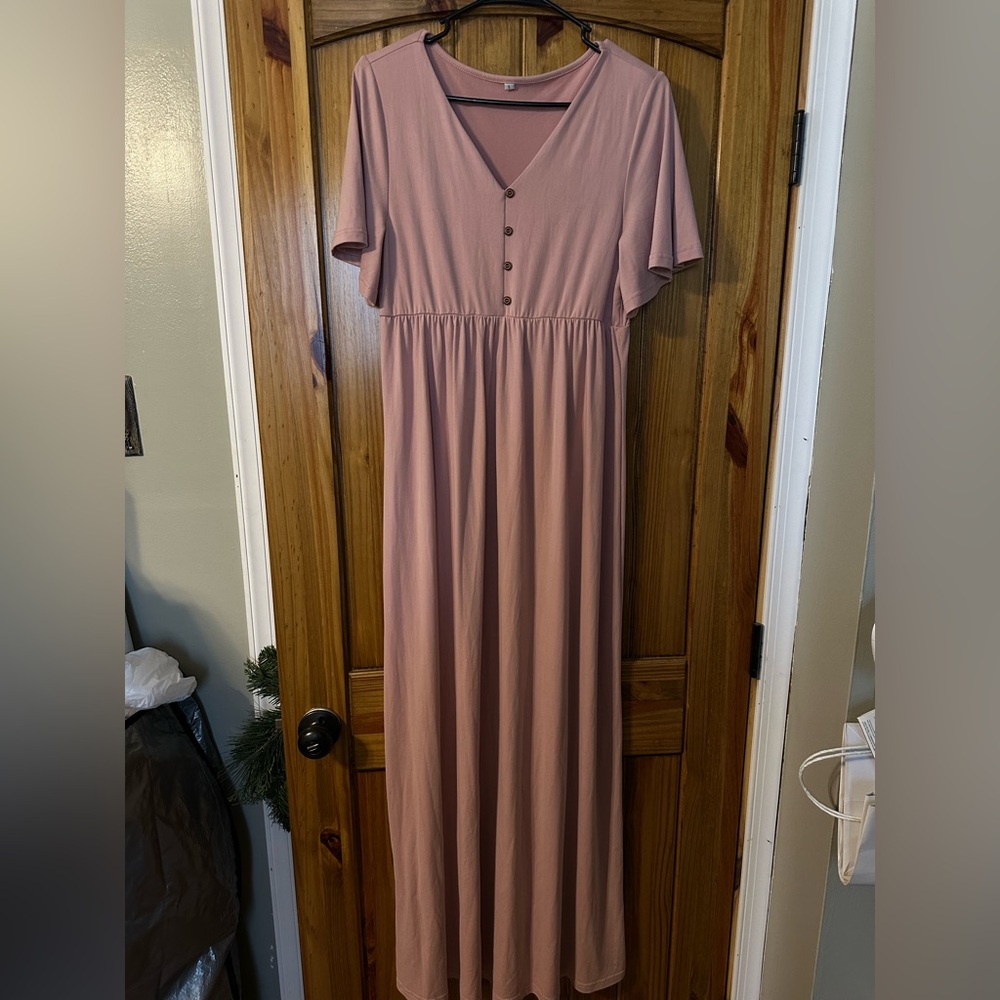 Pink Maxi Dress